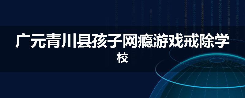 广元青川县孩子网瘾游戏戒除学校