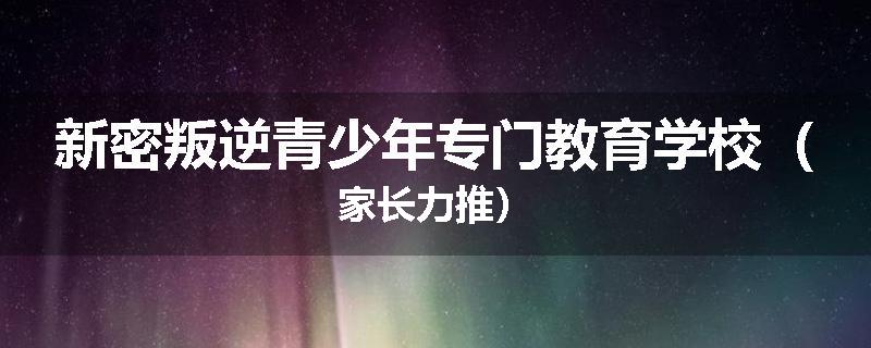 新密叛逆青少年专门教育学校（家长力推）