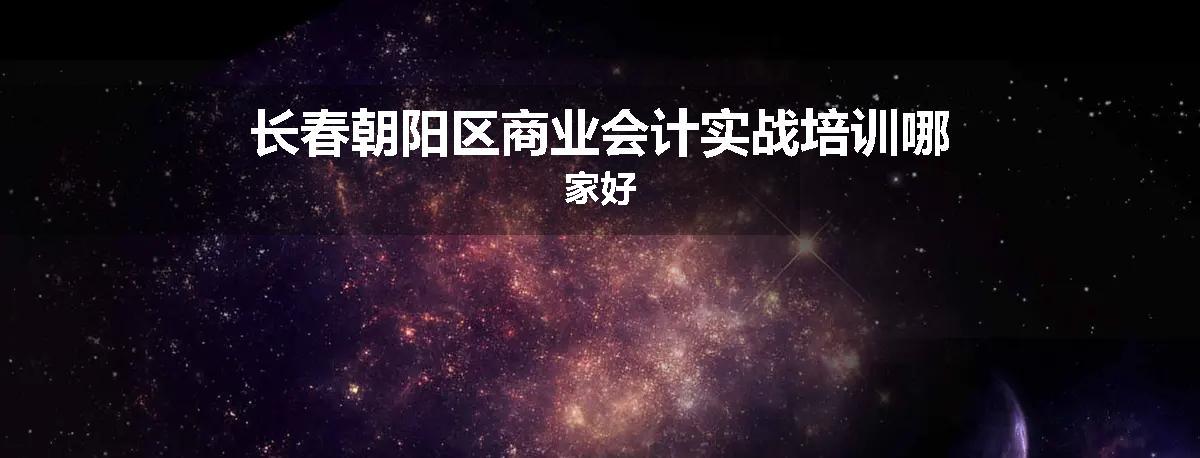 长春朝阳区商业会计实战培训哪家好