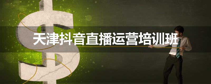 天津抖音直播运营培训班
