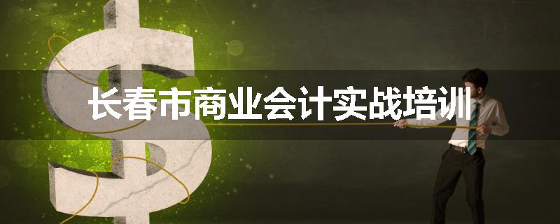 长春市商业会计实战培训