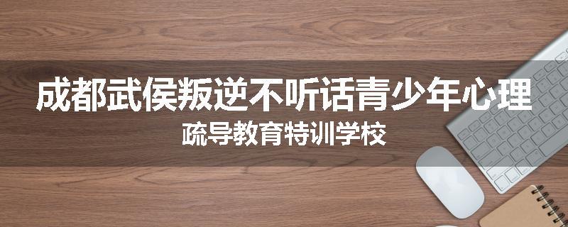 成都武侯叛逆不听话青少年心理疏导教育特训学校