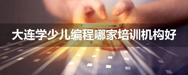 大连学少儿编程哪家培训机构好