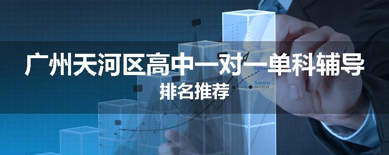 广州天河区高中一对一单科辅导排名推荐