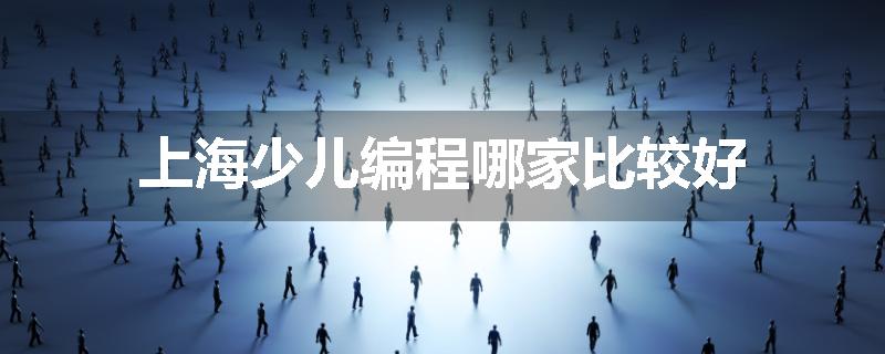 上海少儿编程哪家比较好