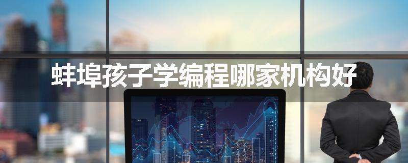 蚌埠孩子学编程哪家机构好