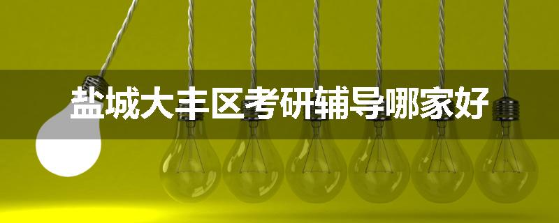 盐城大丰区考研辅导哪家好