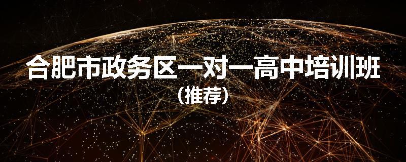 合肥市政务区一对一高中培训班（推荐）