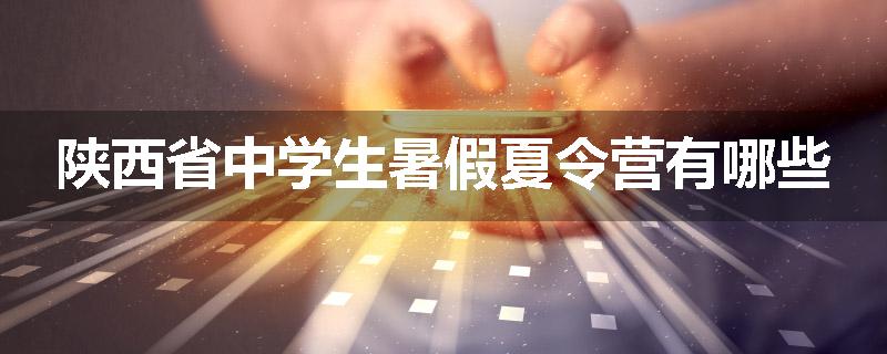 陕西省中学生暑假夏令营有哪些