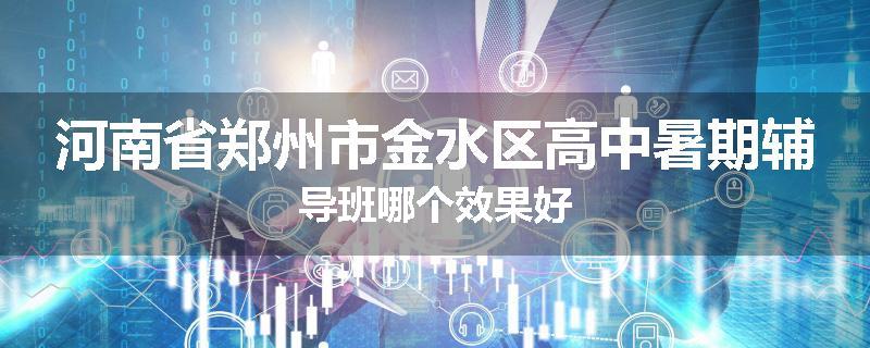 河南省郑州市金水区高中暑期辅导班哪个效果好