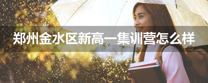 郑州金水区新高一集训营怎么样