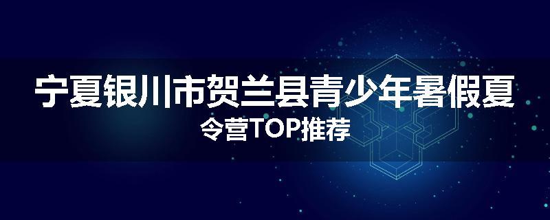 宁夏银川市贺兰县青少年暑假夏令营TOP推荐