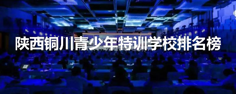 陕西铜川青少年特训学校排名榜