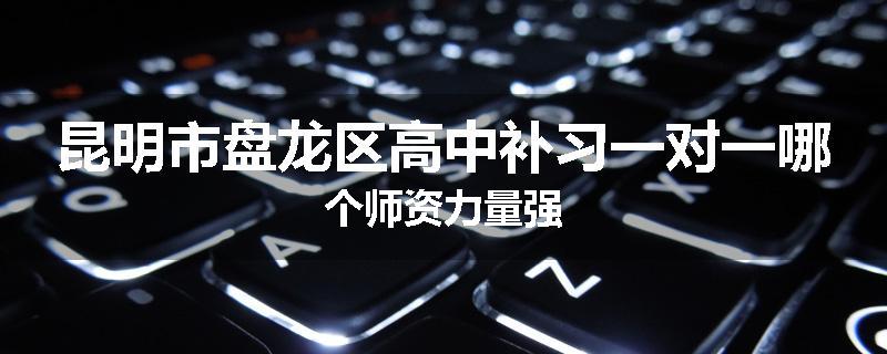 昆明市盘龙区高中补习一对一哪个师资力量强