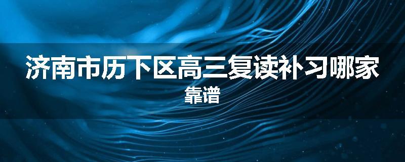 济南市历下区高三复读补习哪家靠谱