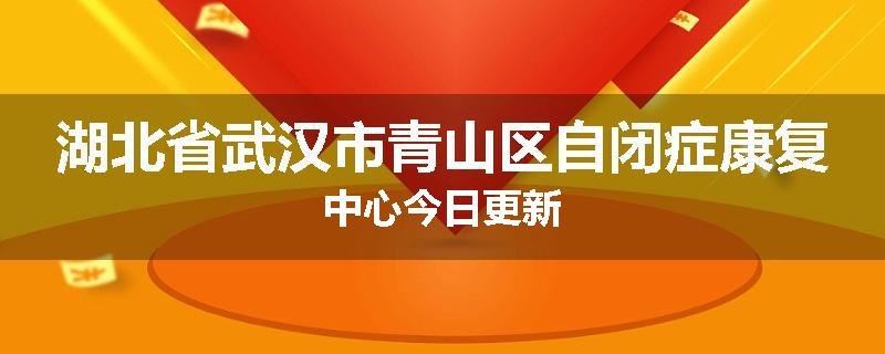 湖北省武汉市青山区自闭症康复中心今日更新