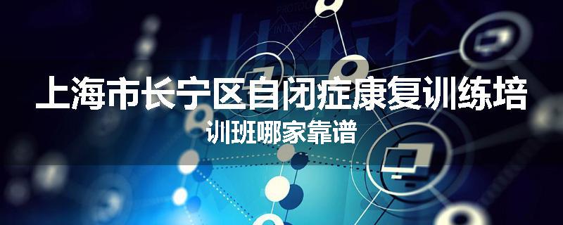 上海市长宁区自闭症康复训练培训班哪家靠谱