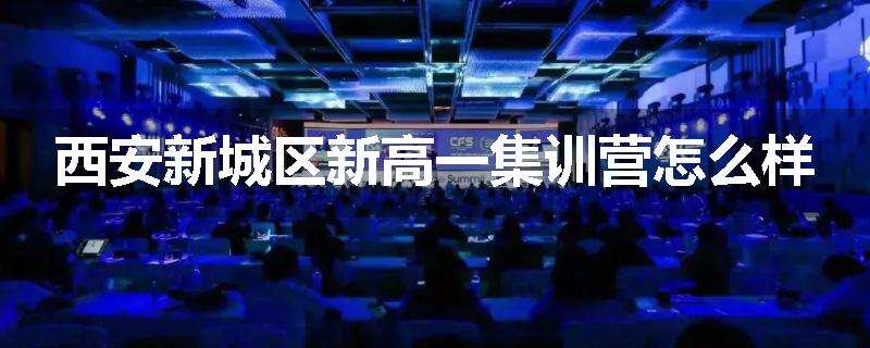 西安新城区新高一集训营怎么样