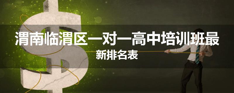 渭南临渭区一对一高中培训班最新排名表