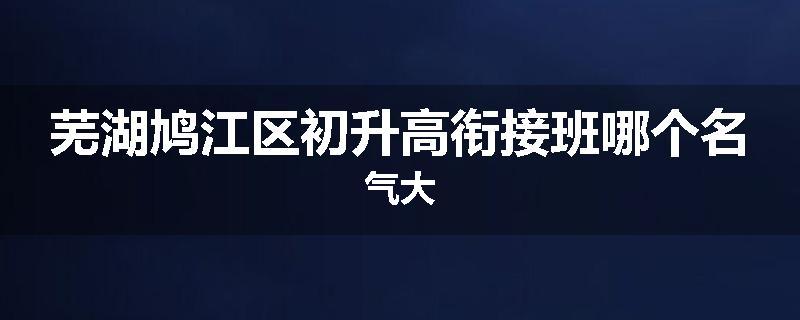 芜湖鸠江区初升高衔接班哪个名气大