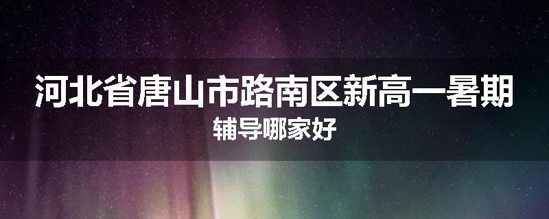 河北省唐山市路南区新高一暑期辅导哪家好