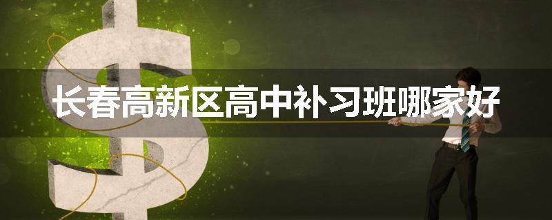 长春高新区高中补习班哪家好
