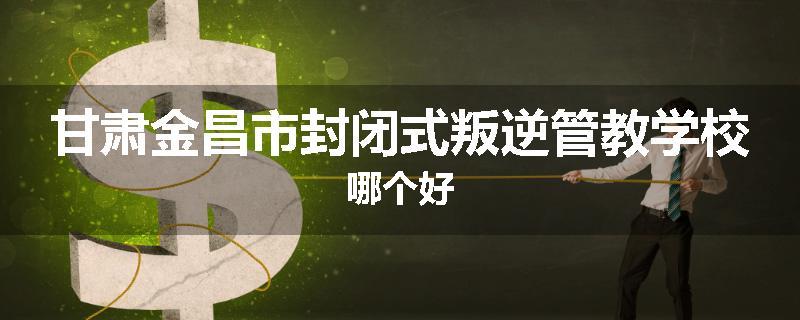 甘肃金昌市封闭式叛逆管教学校哪个好