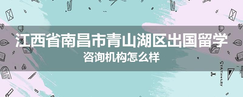 江西省南昌市青山湖区出国留学咨询机构怎么样