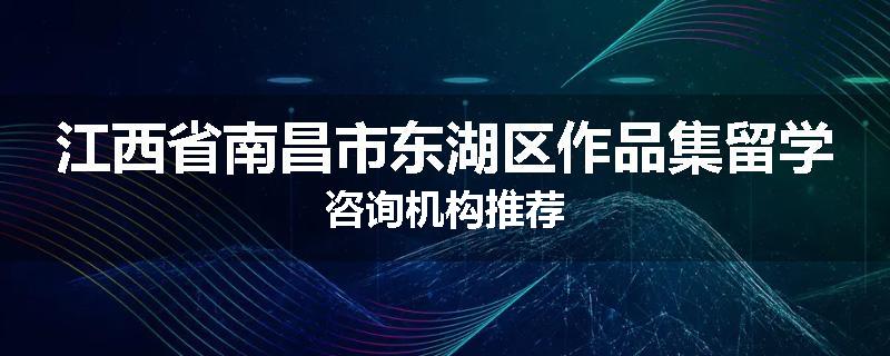 江西省南昌市东湖区作品集留学咨询机构推荐