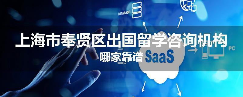 上海市奉贤区出国留学咨询机构哪家靠谱