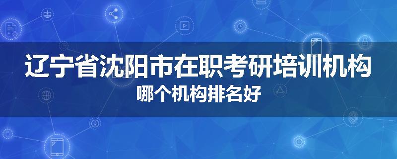 辽宁省沈阳市在职考研培训机构哪个机构排名好