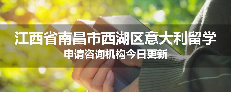 江西省南昌市西湖区意大利留学申请咨询机构今日更新