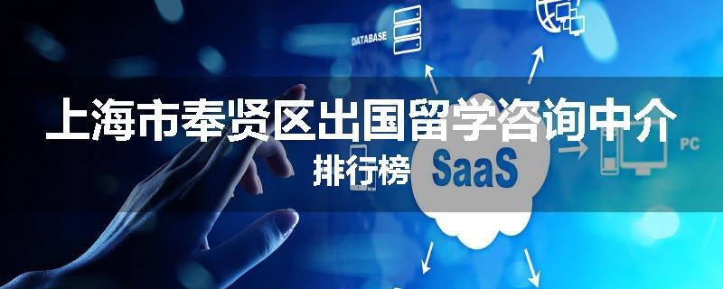 上海市奉贤区出国留学咨询中介排行榜