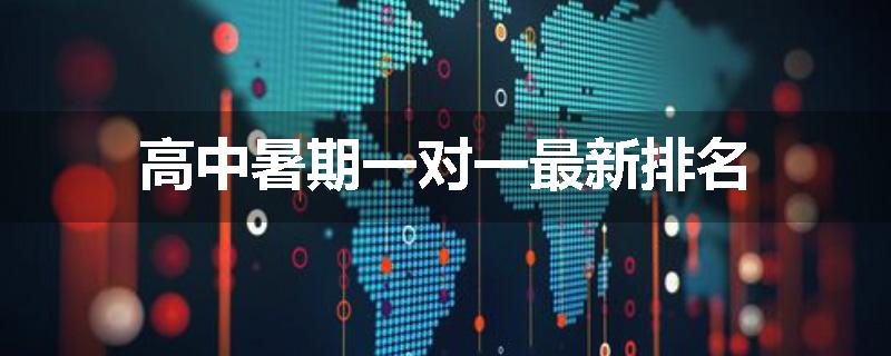 高中暑期一对一最新排名