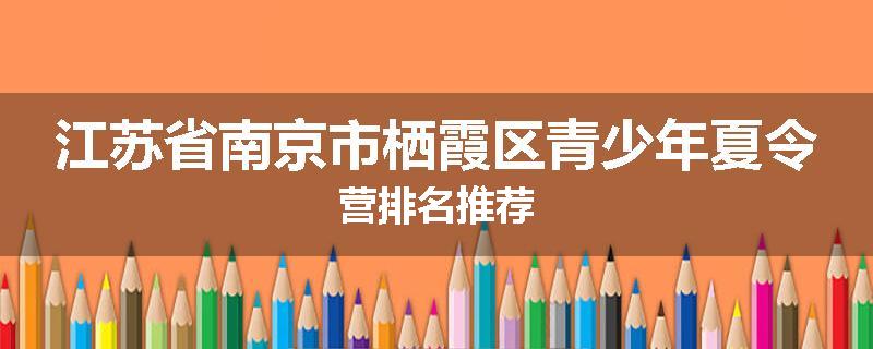 江苏省南京市栖霞区青少年夏令营排名推荐