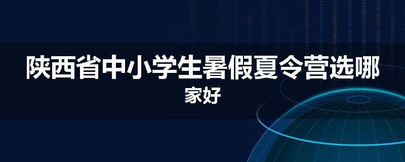 陕西省中小学生暑假夏令营选哪家好