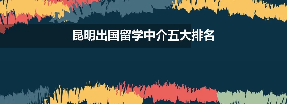 昆明出国留学中介五大排名