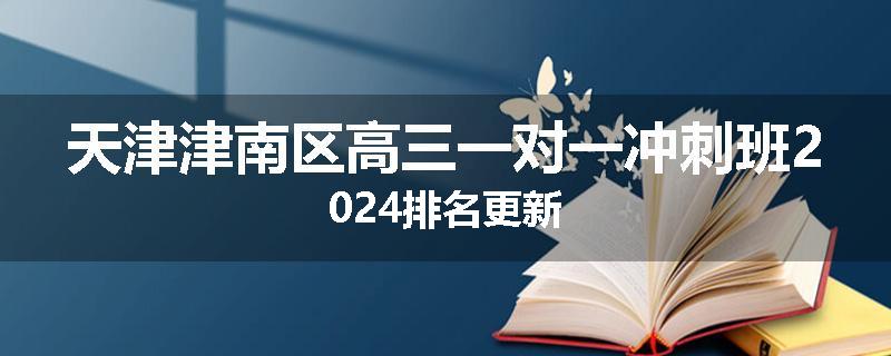 天津津南区高三一对一冲刺班2024排名更新