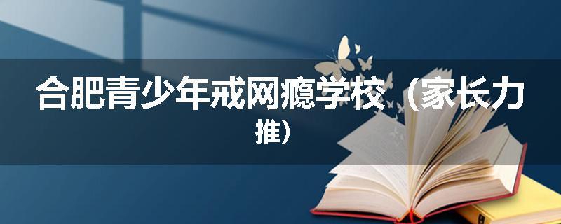 合肥青少年戒网瘾学校（家长力推）