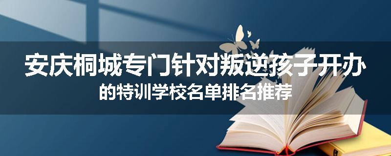 安庆桐城专门针对叛逆孩子开办的特训学校名单排名推荐