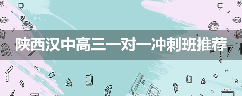 陕西汉中高三一对一冲刺班推荐