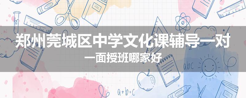郑州莞城区中学文化课辅导一对一面授班哪家好