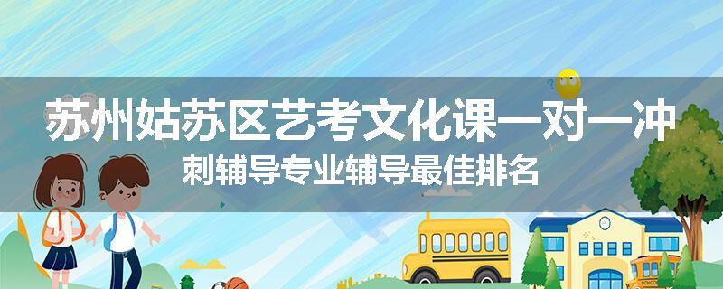 苏州姑苏区艺考文化课一对一冲刺辅导专业辅导最佳排名
