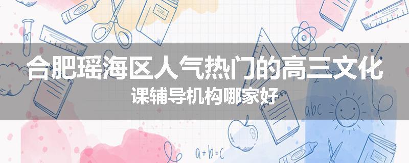 合肥瑶海区人气热门的高三文化课辅导机构哪家好
