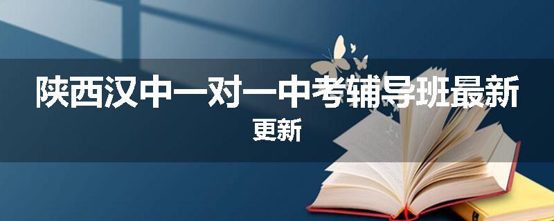 陕西汉中一对一中考辅导班最新更新