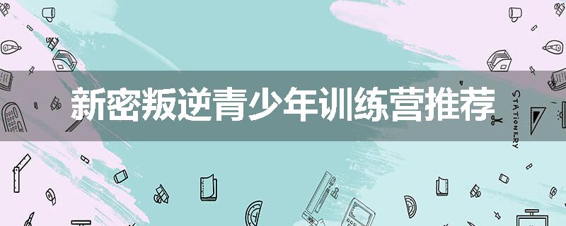 新密叛逆青少年训练营推荐