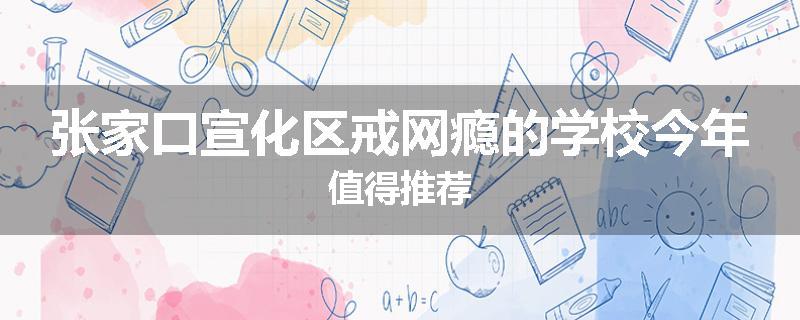 张家口宣化区戒网瘾的学校今年值得推荐