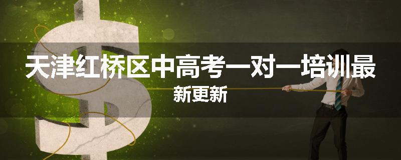 天津红桥区中高考一对一培训最新更新