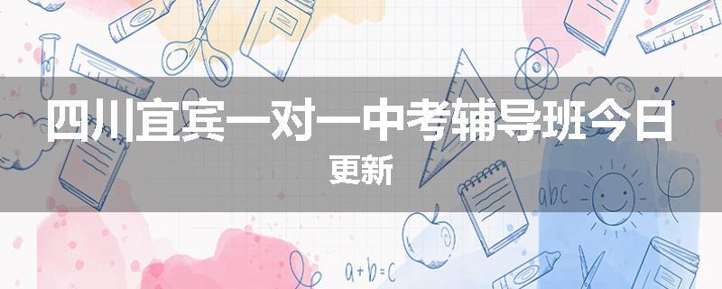 四川宜宾一对一中考辅导班今日更新