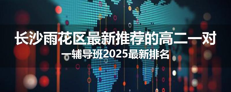 长沙雨花区最新推荐的高二一对一辅导班2025最新排名